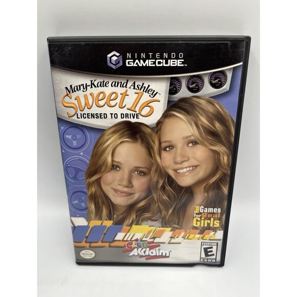 Mary-Kate and Ashley: Sweet 16 - Licensed to Drive (Nintendo GameCube, 2002) CIB - Picture 1 of 8